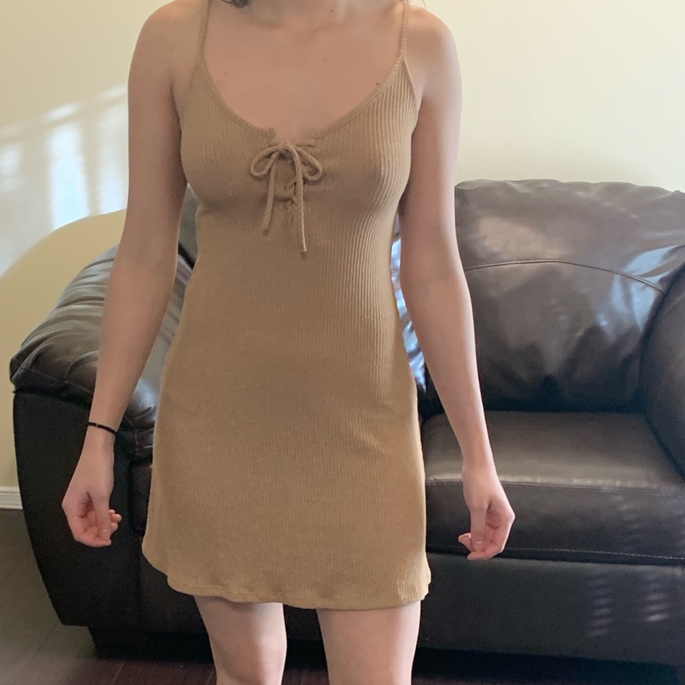 Tan dress